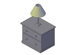 Table With Lamp Is Given In The Sketch Up Skp Drawing File Download The Sketch Up Drawing File Cadbull Lamp Drawings Concrete Texture