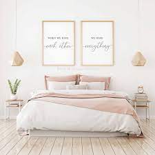 When We Have Each Other We Have Everythingbedroom Wall Etsy In 2021 Master Bedroom Wall Art Bedroom Wall Wall Decor Bedroom