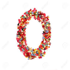 Relatively weak changes in the english alphabet with respect to language explain the difficulties of reading. Candy Alphabet Number 0 Stock Photo Picture And Royalty Free Image Image 14864213