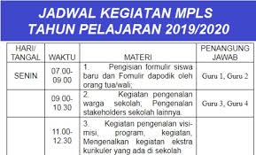 Maybe you would like to learn more about one of these? Contoh Jadwal Dan Tema Mpls Untuk Sd Smp Sma Smk Tahun 2019 2020 Informasi Pendidikan