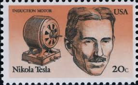 One 1 Nikola Tesla 20c Stamp // Unused USPS Postage Stamps // 20 Cent Stamp 