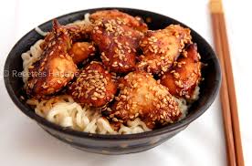 Poulet Laque Au Miel Recettes By Hanane Recette Asiatique Repas Asiatique Cuisine Asiatique