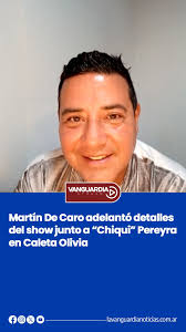 💻 Martín De Caro, cantante de tango, estuvo en comunicación vía Zoom con  Emi Quiroz en Vanguardia Stream. 🎶 Junto al reconocido Ricardo “Chiqui”  Pereyra, llegan a Caleta Olivia con un espectáculo
