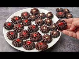 Chocolate Butter Cookies That Melt In Your Mouth Homemade Butter Cookies Recipe Yummy In 2021 Homemade Butter Cookies Recipe Butter Cookies Butter Cookies Recipe