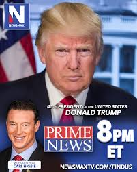 TONIGHT: President Donald Trump will join "Prime News" with guest host Carl  Higbie to talk latest from the 2024 campaign trail, battling the Kamala  Harris agenda and more — 8PM ET on