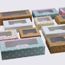 Cajas de pastelería de papel kraft blanco de diseño personalizado para venta al por mayor. 13 02 3 Tamanos 20 Piezas De Papel De Kraft Caja De Pastel Con Ventana De Embalaje De Dulces En Caja De Regalo Galletas Jabon Cookie Magdalena Caja Para Embal Cajas De Embalaje Cajas Para Cupcakes