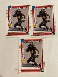 Lot Of (3) 2021 Donruss Frank Darby Base RC #311 Atlanta Falcons RATED  ROOKIE