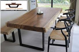 Pembayaran mudah, pengiriman cepat & bisa cicil 0%. Harga Meja Makan Kayu Trembesi Kaki Besi Solid