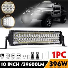 396w 10inch Led Light Bar Light Bar Work Light Offroad Truck Light Bar Waterproof Offroad Led Work Light For Truck Light Bars For Cars Spot Light For Car Offroad Suv Car Boat