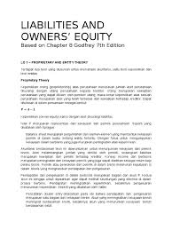 Jual produk financial accounting theory murah dan terlengkap agustus 2020 bukalapak. Accounting Theory Chapter 8 Liabilities And Owners Equity Pdf