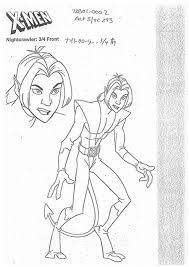 He possesses the ability of teleportation and a surprising agility. Nightcrawler From X Men Evolution X Men Evolution Cartoon Character Design Old Cartoon Characters