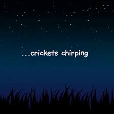 We've tried to include as many different species as possible it's likely some wide ambient recordings of crickets in a field can help you achieve it. Picture Of Crickets Chirping Gifs Tenor