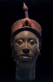 Crowned Head 12th 14th Century Copper Alloyyoruba Sculpture West Africa African Art African Sculptures Africa Art