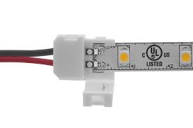 Nfls8 2cpth 8mm Flexible Light Strip Solderless Clamp On Pigtail Adapter Super Bright Leds