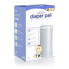 Allows odors to escape when inserting diapers and when changing the bag. Stainless Steel Diaper Pail Nest Bermuda