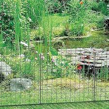 Steckzaun Aus Verzinktem Stahl 1m Gartenzaun Teichzaun Aus Einzelnen Stahlstaben Rostfrei Einfacher Aufbau Schutzzau Steckzaun Gartenzaun Gartengestaltung
