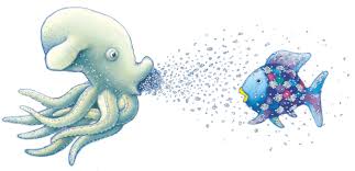 When they are finished, put all of the pages together to make a book. About Me The Rainbow Fish