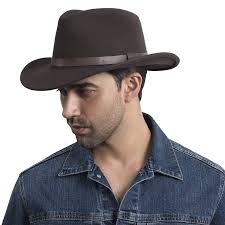 For instance, you can check out our collection of the best cowboy hats here to see for yourself. Cowboy Hat For Men Wool Felt Western Outback Gambler Wide Brim Fedora Adjustable Size L Amazon In Clothing Accessories