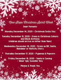 And mæsse is from latin missa, the celebration of the eucharist. New Steps Christmas Spirit Week New Steps Childcare Centre