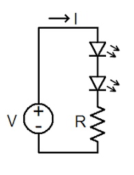 String led circuit diagram constant current power supply. Led Circuit Wikipedia