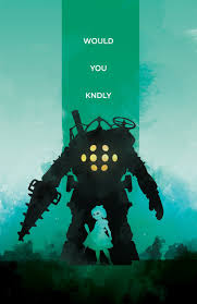 Bioshock Would You Kindly Bioshock Would You Kindly Created By Dylan West Available For Sale At His Etsy Shop Afiches De Videojuegos Arte De Videojuegos Arte Friki