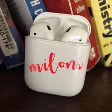 Stickers By Miloni On Instagram Love Using My Airpods While Studying Decided To Decorate The Case With This Fun Hologr Apple Products Case Iphone Cases