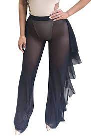 Women S Perspective Sheer Mesh Ruffle Pants Swimsuit Bikini Bottom Cover Up Black Cr18cgul0s7 Swimsuit Bikini Bottoms Ruffle Bikini Bottoms Ruffle Swimsuit