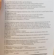 Check spelling or type a new query. 1 A Professional Code Of Ethics Can Be Defined As Chegg Com