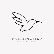 Hummingbird Line Logo Icon Designs Line Art Style And Minimalist By Linimasa Hummingbird Tattoo Black Black And Grey Tattoos Geometric Tattoo Arm