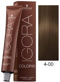Schwarzkopf Igora Color10 Hair Color 4 00 Medium Brown Natural Extra