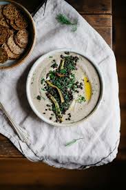 Black Beluga Lentil Hummus W Roasted Fennel Garlic Roasted Fennel Lentil Hummus Food