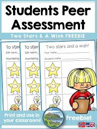 Student Peer Assessment Freebie English Norwegian Peer Assessment Teacher Freebies Education And Literacy