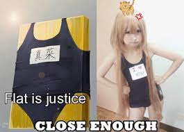 Flat Is Justice By Ohmygumiho Flat Is Justice Delicious Flat Chest Anime Memes Otaku Anime Mems Toradora Free and funny news ecard: justice delicious flat chest