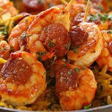 Panfried King Prawns And Chorizo Lifestyle Recipe In 2021 Hairy Bikers Comfort Food Chorizo Recipes Recipes