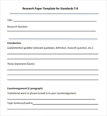 Free 8 Sample Research Paper Outline Templates In Pdf Research Paper Outline Template Research Paper Paper Outline
