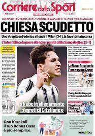 Build the greatest soccer team, ever. Corriere Dello Sport La Prima Pagina Di Oggi 7 Gennaio 2021 Football Addict