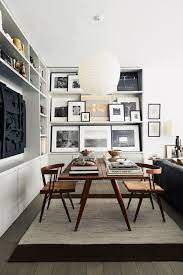 Maria Santana Monochromatic Home Tour West Village Nyc Modern Dining Room Dining Room Small Interior Design