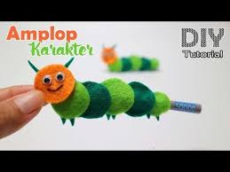 Ide Kreatif Amplop Karakter Lebaran 2019 Angpau Ulat Lucu Cara Membuat Amplop Flanel Youtube Angpau Amplop Kreatif