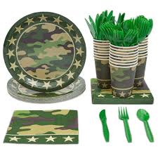 This breeze decor flag is made with breeze decor pro guard material that is soft to the touch and designs can be read correctly on the flag. Serves 24 Camo Camouflage Party Supplies 144pcs Plates Napkins Cups Army Military Hunting Themed Favors Decorations Disposable Paper Tableware Kit Set For Boys Girls Kids Walmart Com Walmart Com