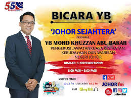 We did not find results for: Bicara Yb Johor Sejahtera Mohd Khuzzan Abu Bakar Facebook