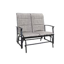Low and linear, the sofa has a wide and deep seat for relaxed comfort. Metal Glider Patio Furniture Target