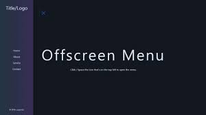 Left Side Css Custom Menu Using Only Pure Css Csspoints Com Ppt Template Design Css Style Css