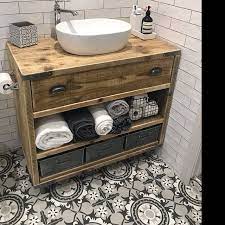 dulwich industrial reclaimed timber bathroom vanity unit reclaimed wood bathroom vanity wooden bathroom vanity wooden bathroom