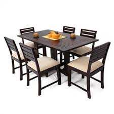 Perfect If You Re Looking To Save Space Or Create More Space When You Have Guests Shop Cyril 6 Wooden Dining Table Set Buy Dining Table 6 Seater Dining Table