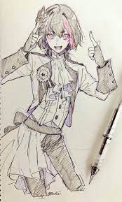 twitter キャラクタースケッチ キャラクターのスケッチ アニメスケッチ