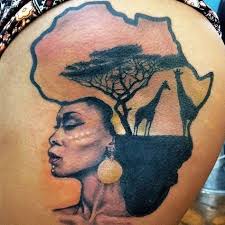 African Queen Black Culture Tattoos Win Or Bin Checkoutafrica Tattoo Africa African Tattoo African Warrior Tattoos Africa Tattoos
