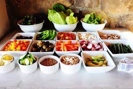 New York Style Chopped Salad Recipe Chopped Salad Fresh Fruit Recipes Salad Bar Party
