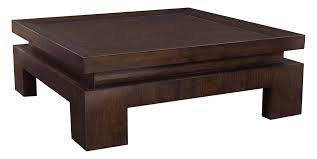 Tan furniture indoor living room material: Square Cocktail Table Bernhardt