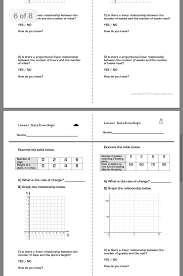 Pin By Theresa Civitano On Math Worksheets Math Worksheets Linear Relationships Math