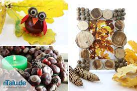 Tannenzapfen und kastanien sind hier die klassiker, aber auch getrocknete blumen, herbstblätter. Basteln Mit Kastanien Und Eicheln Im Herbst Kastanienfiguren Co Talu De